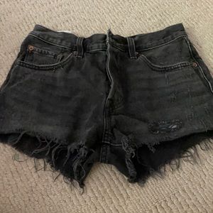 Levi’s black 501 shorts